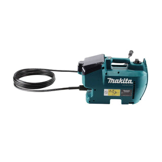 Højtryksrenser, Makita DHW080ZK, batteridrevet, LXT, 18 V, 80 bar, 330 l/t, slange 5 m