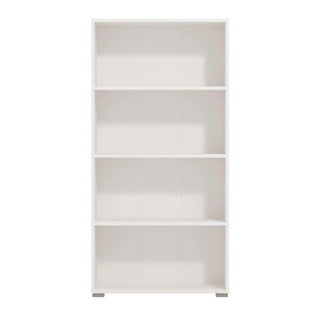 Tomar 4 OB-hylde, HDF, Hvid, 70x24,5x142 cm