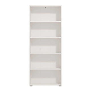 Tomar 5 OB-hylde, HDF, Hvid, 70x24,5x176,5 cm