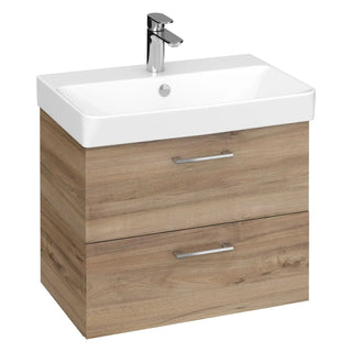 Badeskab og håndvask Cersanit Lara Mille, Valnød, 60x41x46 cm