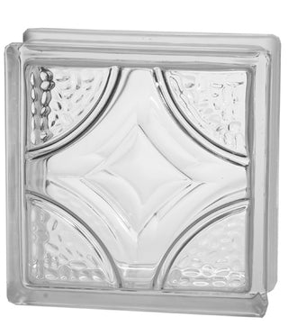 Glasbyggesten Clear Deco 19x19x8 cm