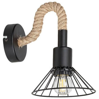 Væglampe Daryl 5270, 1xE27, Sort, Industriel