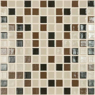 Glasmosaik Brun mix - 31,7x31,7cm