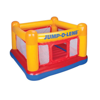 Intex Jump-o-Lene oppustelig hoppeborg – 171 x 171 x 112 cm, multicolor