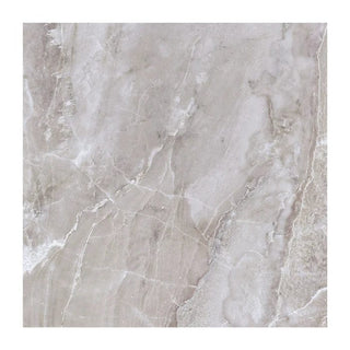 Gulvflise Regal 4046-0123 – 45x45 cm, blank, brun, marmoreffekt (1 pakke = 1,42 m²)