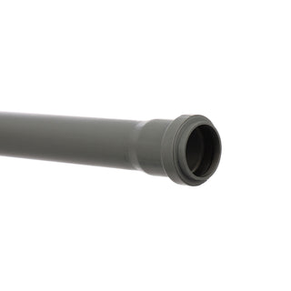 Rør PP til indvendigt kloakafløb, med muffe, 40 x 1,8 mm, 0,75 m