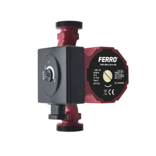 Ferro Weberman GPA II – Cirkulationspumpe til varmt vand, 22 W, 4.1 m løftehøjde, 2.4 m³/t, 180 mm, 220 V