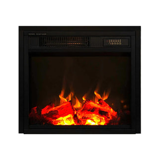 Elektrisk indbygget pejs, Art Flame, Dionis, Sort, Metal, Med blæser, 3D brændeindsats, 1,1 kW, 486x429x153 mm