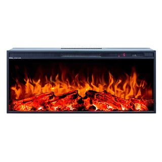Elektrisk indbygget pejs, Art Flame, Tasmania, Sort, Metal, 1,5 kW, 883x367x159 mm