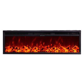 Elektrisk væghængt indbygget pejs, Art Flame, Tanzania, Sort, Metal, 1,5 kW, 1280x400x180 mm