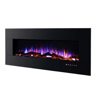 Elektrisk pejs, Væghængt, Art Flame, Advance sort, Sort, Metal, 1,5 kW, 1270x520x115 mm