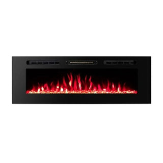 Elektrisk pejs, Væghængt, Art Flame, Amadeo 65, Sort, Metal, Med blæser, 3D brændeindsats, 1,5 kW, 1651x465x121 mm