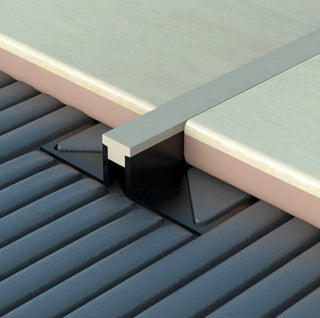 Dilatationsprofil til fliser PVC Grå 8 mm – 2,5 meter