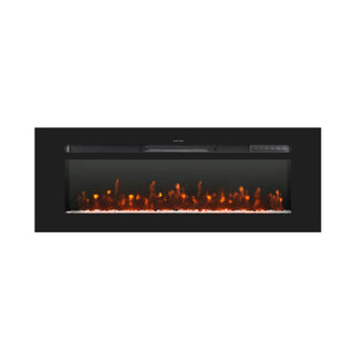 Væghængt elektrisk pejs, Safecare, 4802WERB-I, Sort, MDF, 1,8 kW, 1218x450x136 mm