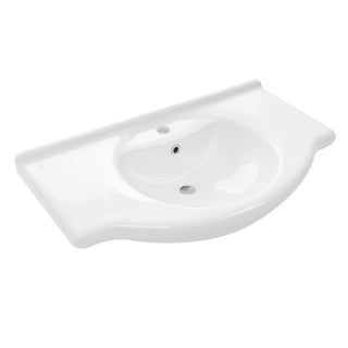 Nedfældet håndvask Arthema art. 0075, afrundet, 75,5 cm