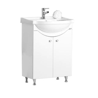 Vaskeskab Arthema Clasic 115/P-A2 med låger, gulvstående, MDF + spånplade, 60,5 × 33 × 83,5 cm