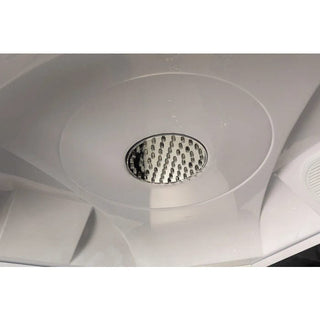 Hjørnebrusekabine med hydromassage ANS-893 – 90 x 90 x 217 cm | Høj bund | 4 dyser