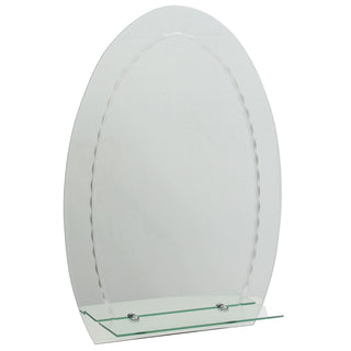 Badeværelsesspejl GD165-1, 50 × 70 cm, 1 hylde