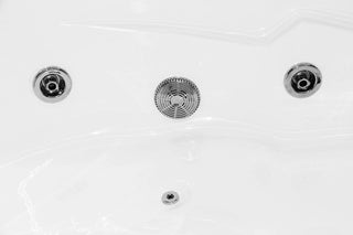 Kadda Aisha Hjørnebadekar med Hydromassage – 168×120 cm – 2 Personer (Højre/Venstre)