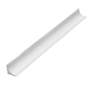Fliseprofil PVC til badekar HRD 066970, hvid, 3 cm, 2,5 m