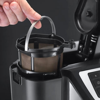 Russell Hobbs Chester Grind & Brew 22000-56 Kaffemaskine med Kværn – 12 Kopper – 1.25 L – Sort/Sølv