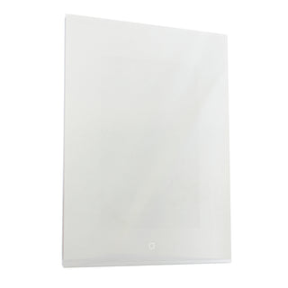 LED-spejl H-304, dekorativt, 60 × 80 cm, touch, rektangulært