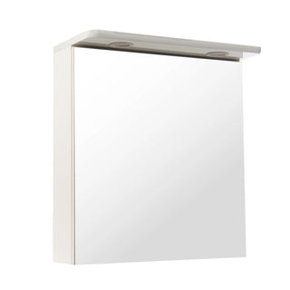 Spejlskab til badeværelse Havana, med belysning, 1 låge, 55 × 65 × 15,5 cm