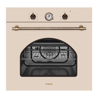 Samus SC620VTV Indbygningsovn Vintage – 58L – 6 Funktioner – Grill – Ventilator – Beige
