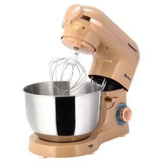 2-i-1 Foodprocessor/Røremaskine, 2000W, 5,5 L, 6 hastigheder, creme