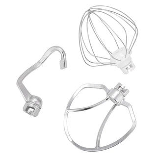 2-i-1 Foodprocessor/Røremaskine, 2000W, 5,5 L, 6 hastigheder, creme