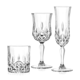 Opera RCR – Sæt med 18 krystalglas: Champagne, Vin/Vand & Whisky (130/160/300 ml)