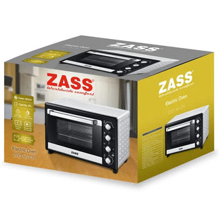 El-ovn Zass ZEO 45 CR, 45 liter, 1800 W, 6 programmer, sort