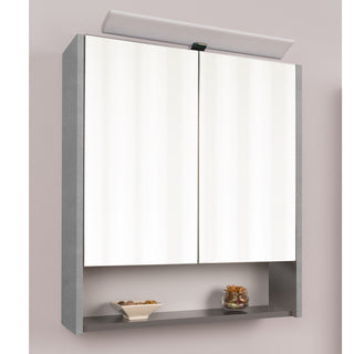 Spejlskab til badeværelse Arthema Nova 1471NV-DN8, 2 låger, 62 × 70 × 17 cm