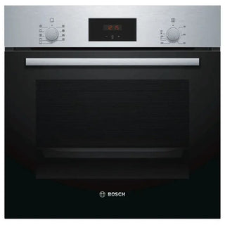 Indbygningsovn Bosch HBF134ES1 – 66 L | 7 funktioner | EcoClean | 3D Varmluft | 3300 W | Sølv