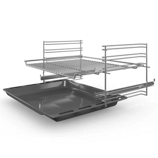 Indbygningsovn Bosch HBF134ES1 – 66 L | 7 funktioner | EcoClean | 3D Varmluft | 3300 W | Sølv