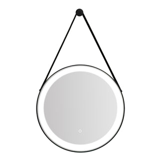 LED-badeværelsesspejl Luna HK00160, diameter 70 cm, touch, rundt