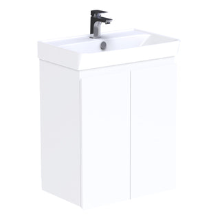 Vaskeskab Goodmob Crea 60, med låger, vægophængt, MDF + spånplade, 58 × 34 × 68 cm