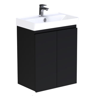 Vaskeskab Goodmob Crea 60, med låger, vægophængt, MDF + spånplade, 58 × 34 × 68 cm