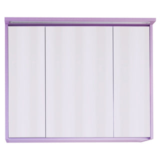 Spejlskab til badeværelse med belysning Arthema Push 2071PU-AT6, 3 låger, mat, 70 × 22 × 63 cm