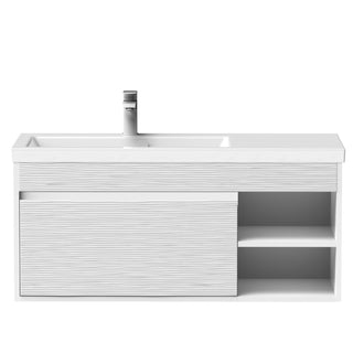 Vaskeskab Goodmob Isik 100, med skuffe, vægophængt, MDF + spånplade, 98 × 42 × 42 cm