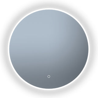 Badeværelsesspejl med LED Goodmob Avonia, diameter 60 cm, touch-betjening, rundt