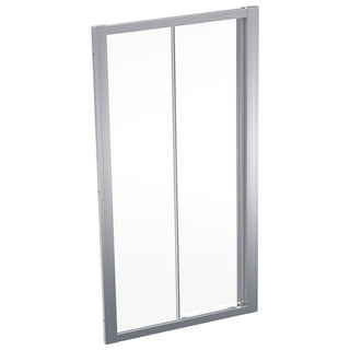 Skydedør til bruseniche, glas, Geberit New Geo 560.133.00.2, 100 × 190 cm