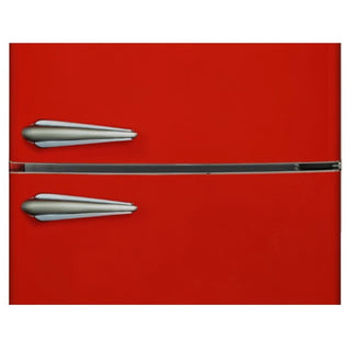 Studio Casa Retro Kølefryseskab CNFR 373 E – 331 L, No Frost Multicooling, 190 cm, Fast Freeze, Rød