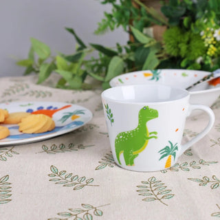 Børneservice EY3270 – Porcelæn, Dinosaur Design, 3 Dele