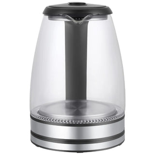 Paxton XDM 228 Elkedel 1.8 L – 1500W – Glas & LED – 360° Base – Sort/Sølv