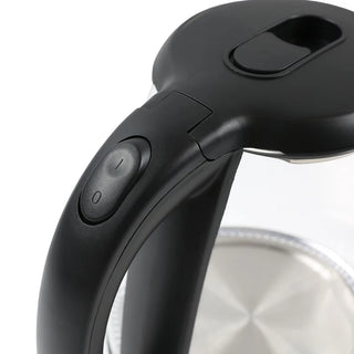 Paxton XDM 228 Elkedel 1.8 L – 1500W – Glas & LED – 360° Base – Sort/Sølv