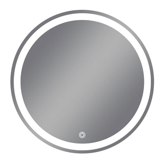 LED-badeværelsesspejl Class Mirrors Klass 7, diameter 60 cm, touch, rundt