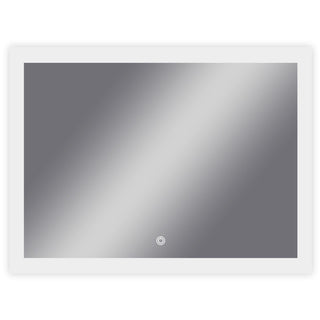 LED-badeværelsesspejl Class Mirrors 37, 80 × 60 cm, touch, rektangulært