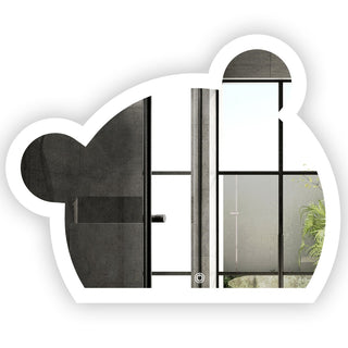 Badeværelsesspejl med LED Class Mirrors Klass 1, 110 × 80 cm, touch-betjening, bamseform