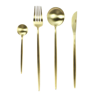 Bestiksæt 24 dele – CW-C-2401, rustfrit stål, guld